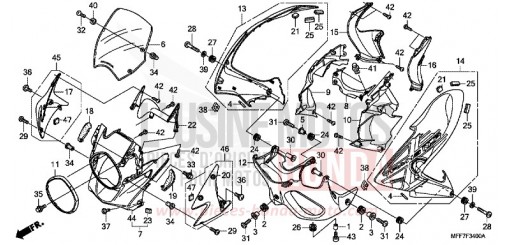 CAPOT XL700VAB de 2011